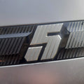 Satin Graphite Grey Metallic Renault 5 Etech Rear Badge Overlay Graphic
