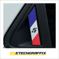 Renault 5 Etech Rear Door Handle French Flag Graphics
