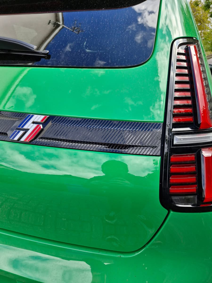 French Flag Renault 5 Etech Rear Badge Overlay Graphic