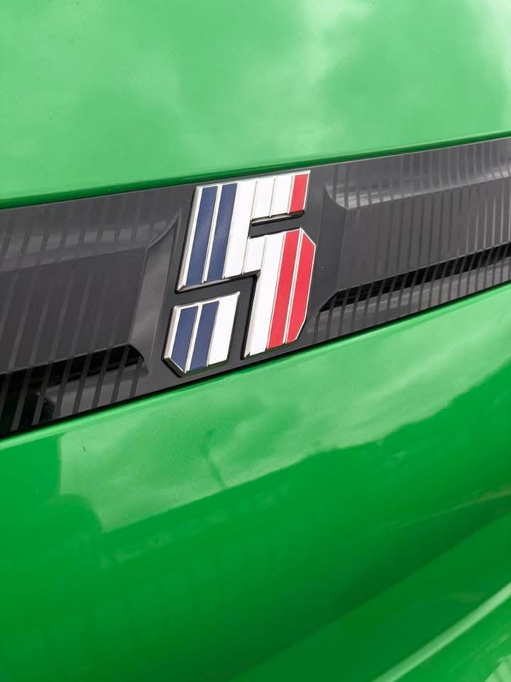 French Flag Renault 5 Etech Rear Badge Overlay Graphic