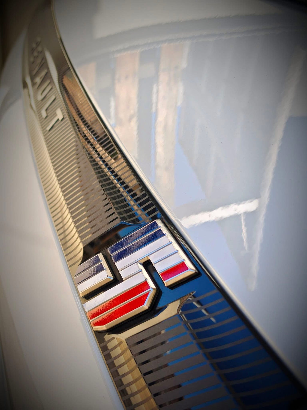 French Flag Renault 5 Etech Rear Badge Overlay Graphic