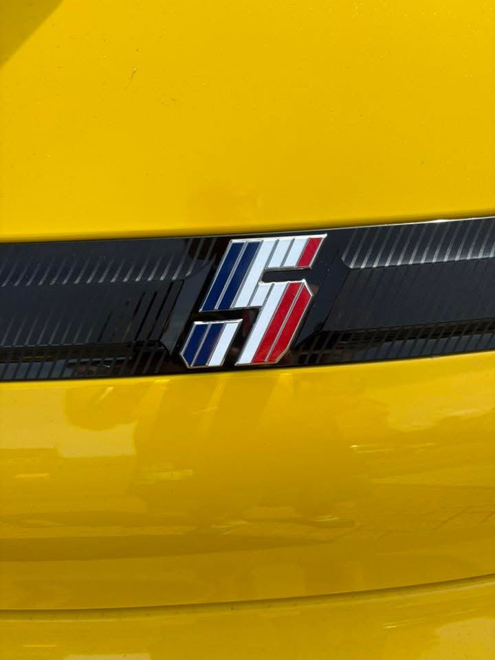 French Flag Renault 5 Etech Rear Badge Overlay Graphic