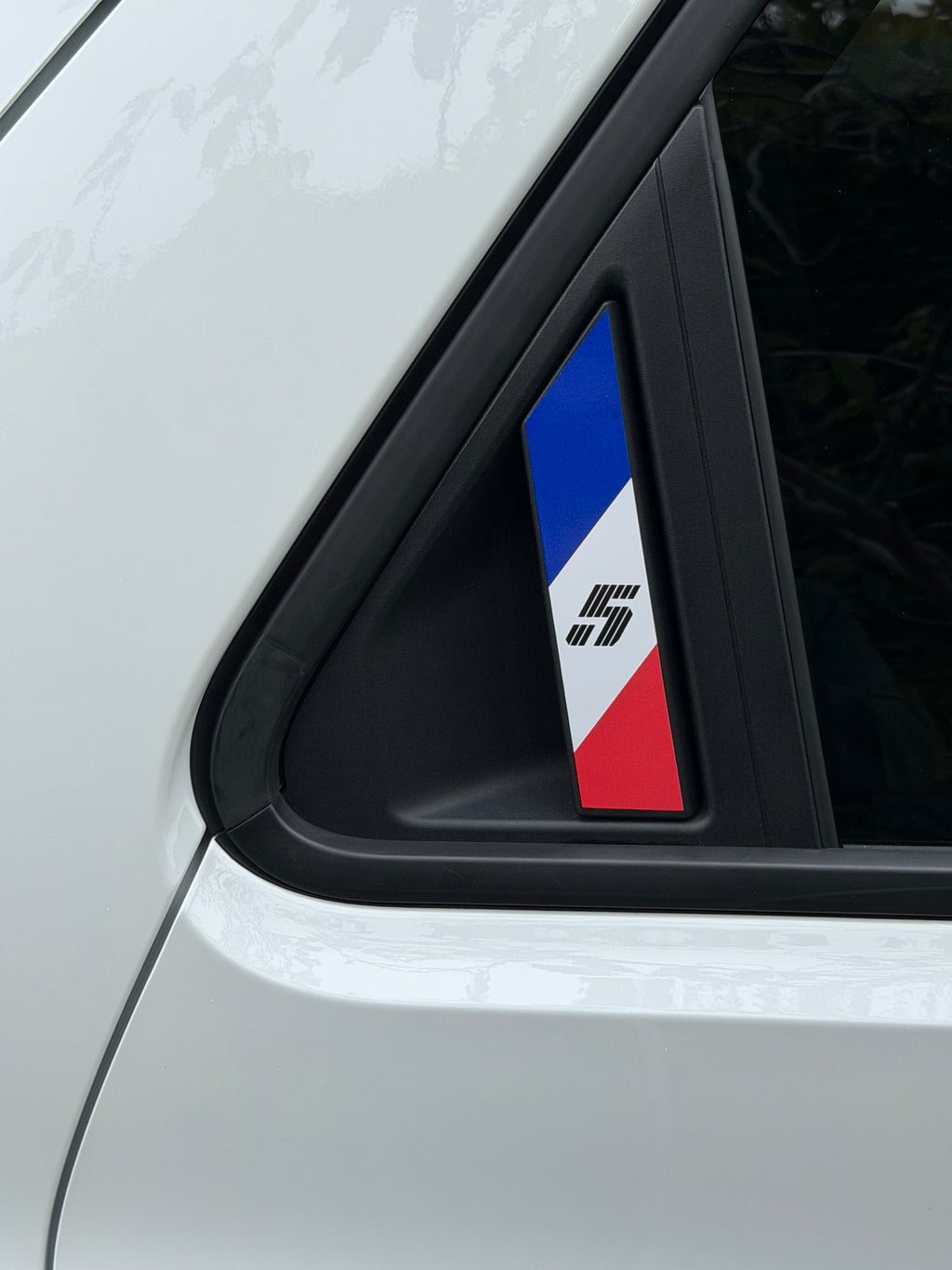 Renault 5 Etech Rear Door Handle French Flag Graphics