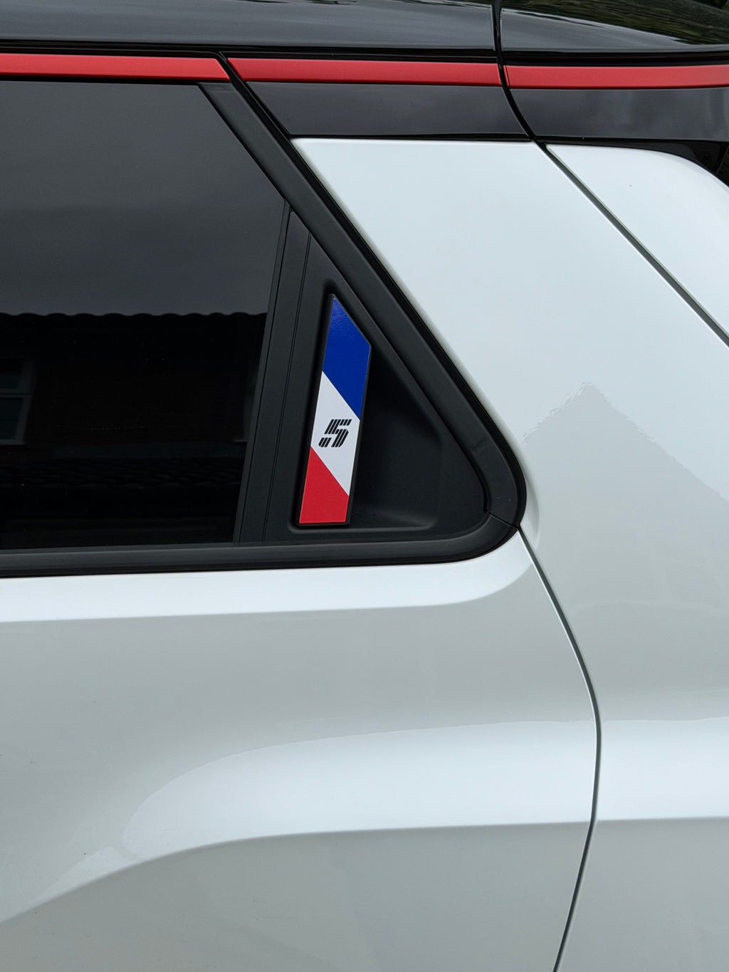 Renault 5 Etech Rear Door Handle French Flag Graphics