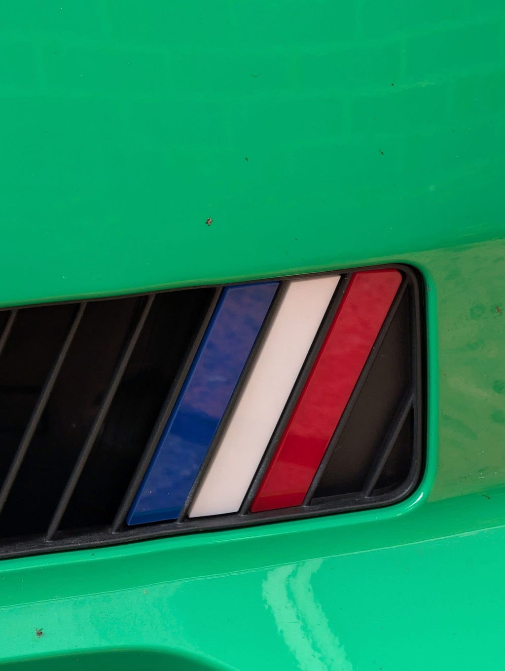 Laser Cut Acrylic French Flag Bumper Inserts