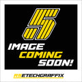Matte Orange Renault 5 Etech Rear Badge Overlay Graphic