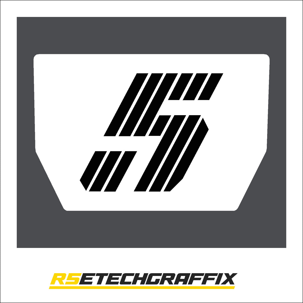 Renault 5 Etech Front Sensor Graphic - Full