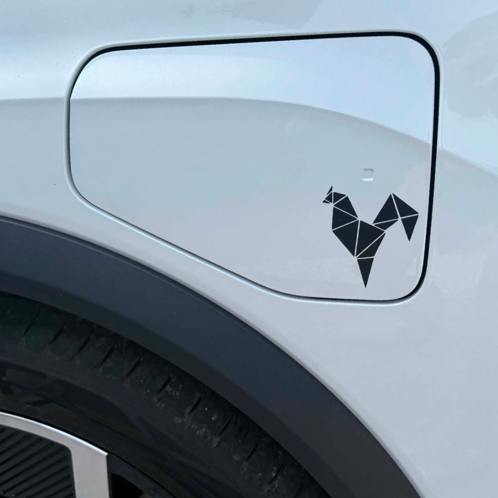 Renault 5 Charging Flap Cockerel - Black