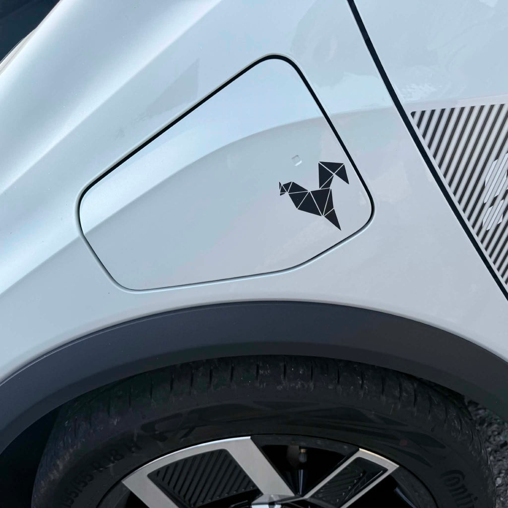 Renault 5 Charging Flap Cockerel - Black