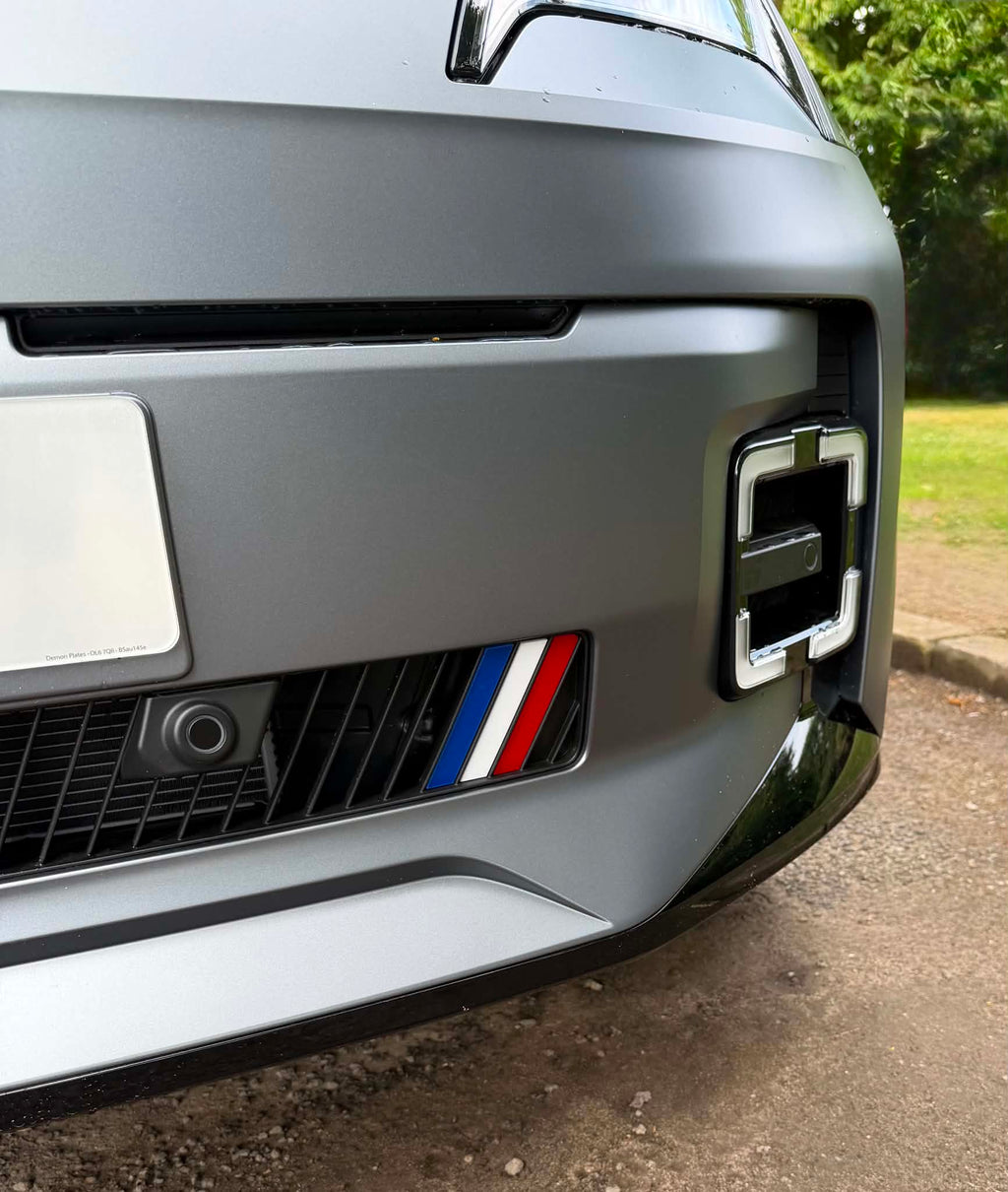 Laser Cut Acrylic French Flag Bumper Inserts