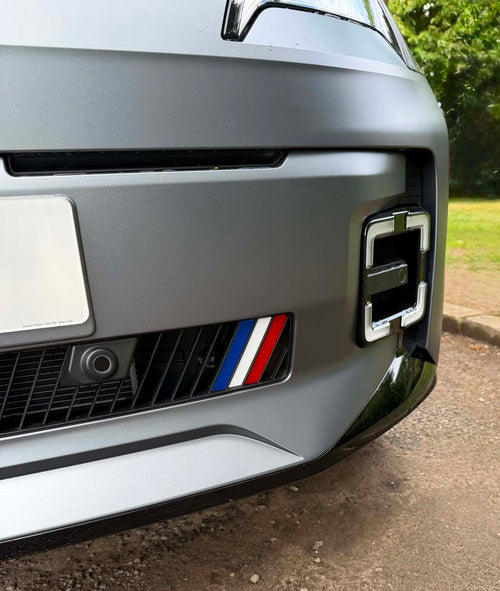 Laser Cut Acrylic French Flag Bumper Inserts