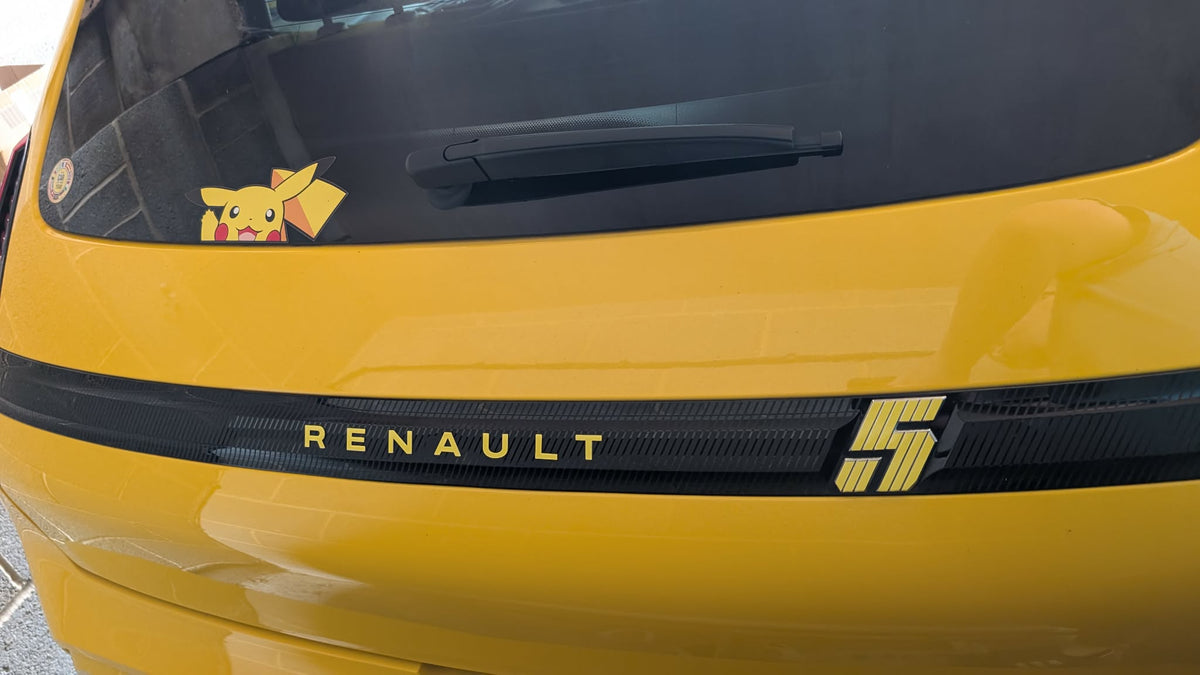 Renault 5 Etech rear RENAULT Letters & 5 Overlay Kit - Various Colours