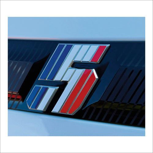 French Flag Renault 5 Etech Rear Badge Overlay Graphic